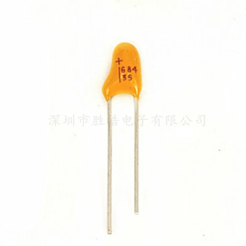 

10piece New Goods Tantalum Capacitor 0.68uF 35V Brand New 35V0.68uF DIP High Quality 684