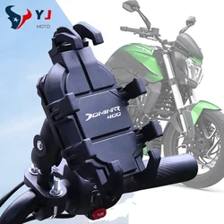 Handlebar Mobile Phone Holder W/ Shock Absorber GPS Stand Bracket For Bajaj Dominar400 Dominar 400 2022- 2024 Moto Accessories