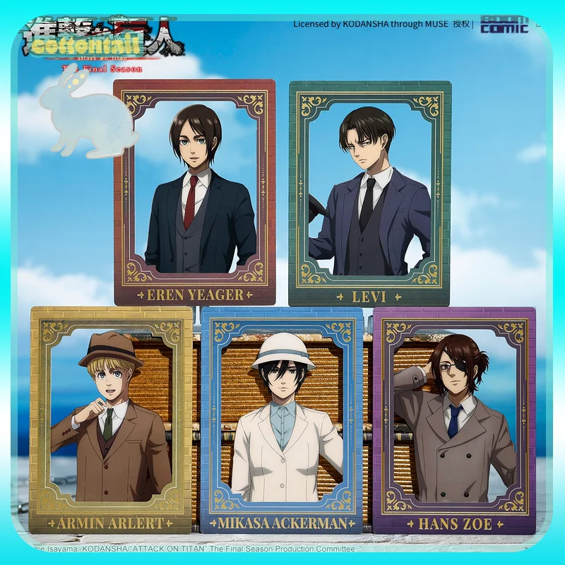 

Original Attack on Titan The Final Season Other Shore Landing Series Commemorative Cards Levi Hange Peripheral Collect Card