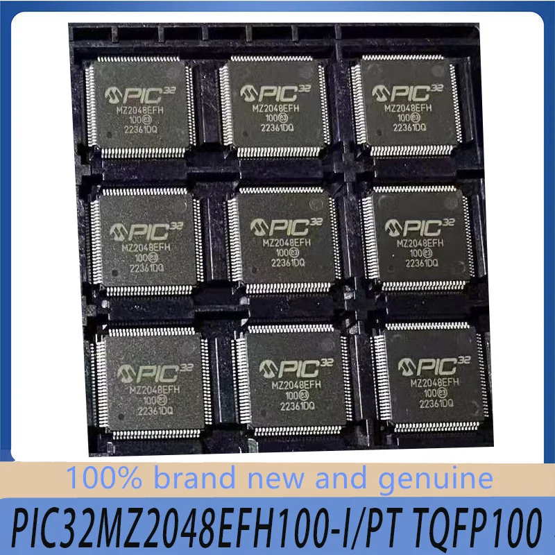 

Brand new and genuine PIC32MZ2048EFH100-I/PT TQFP100 1PCS