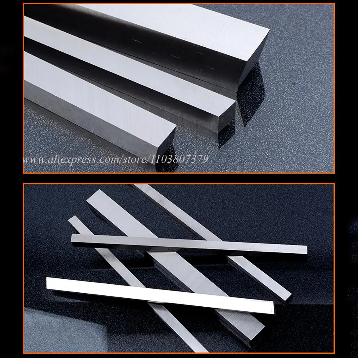 Hardness HRC 66-69 CNC Lathe HSS Steel Flat Square Bar Strip High Speed Steel Milling Engraving Lathe Tool Bit Length 200mm