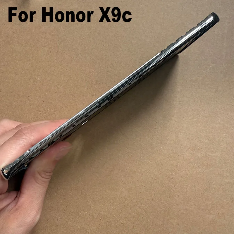 For Huawei Honor X9c 5G LCD Faceplate Front Frame Chassis Middle Housing Bezel Smartphone Repair Parts