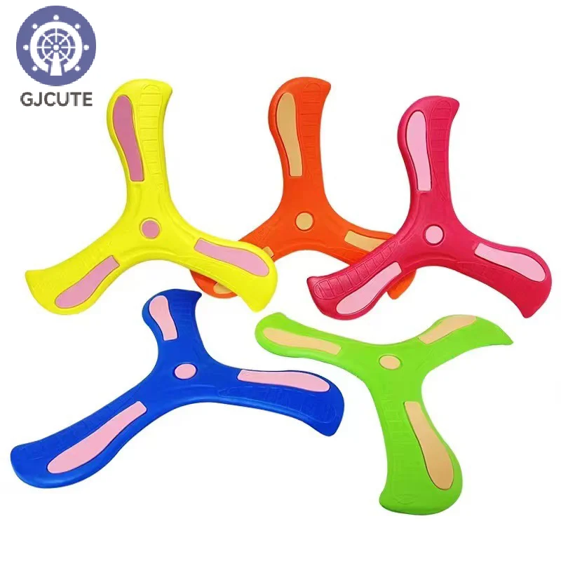 

Outdoor Sport Flying Disc Soft EVA Touching Boomerang Return Dart Hand Throw Spinner Parent-Child Interactive Game Toys