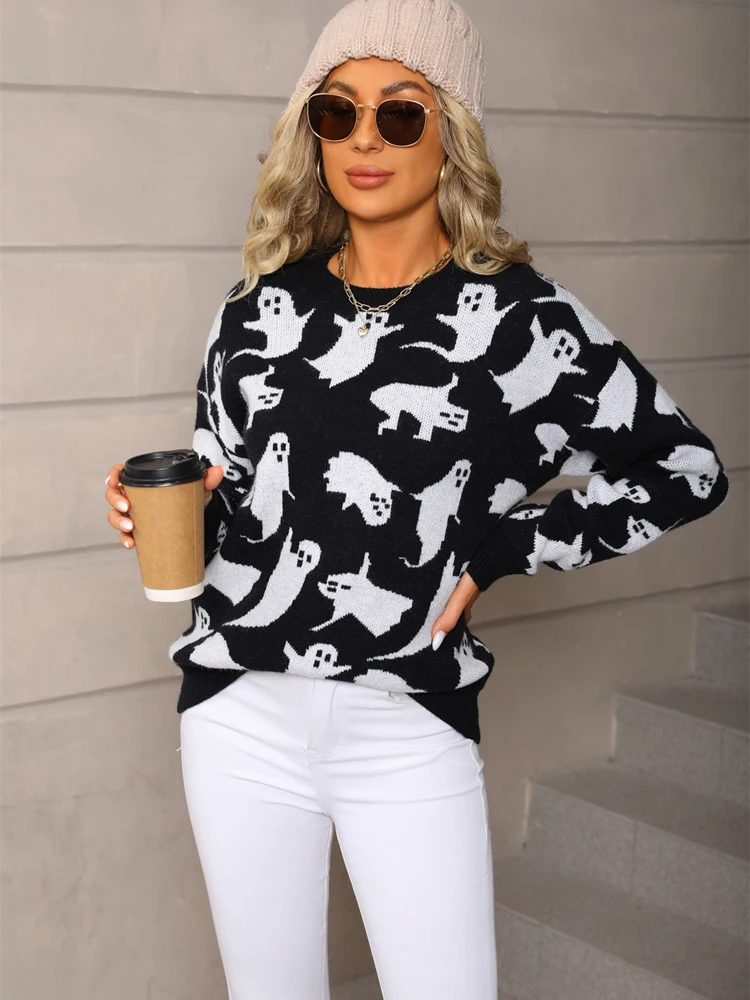 

New Winter Fashion Woman's Sweater,Long Sleeve Sweaters,Halloween Sweaters,Cozy Sweaters,Crochet Sweaters,Pullovers,Knitwears