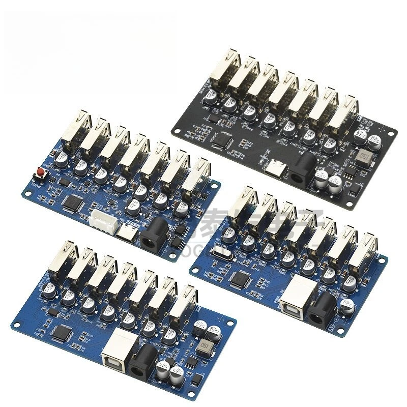 USBHUB splitter 1 to 7 ports USB2.0 hub one to seven HUB module with independent power supply MCS-92