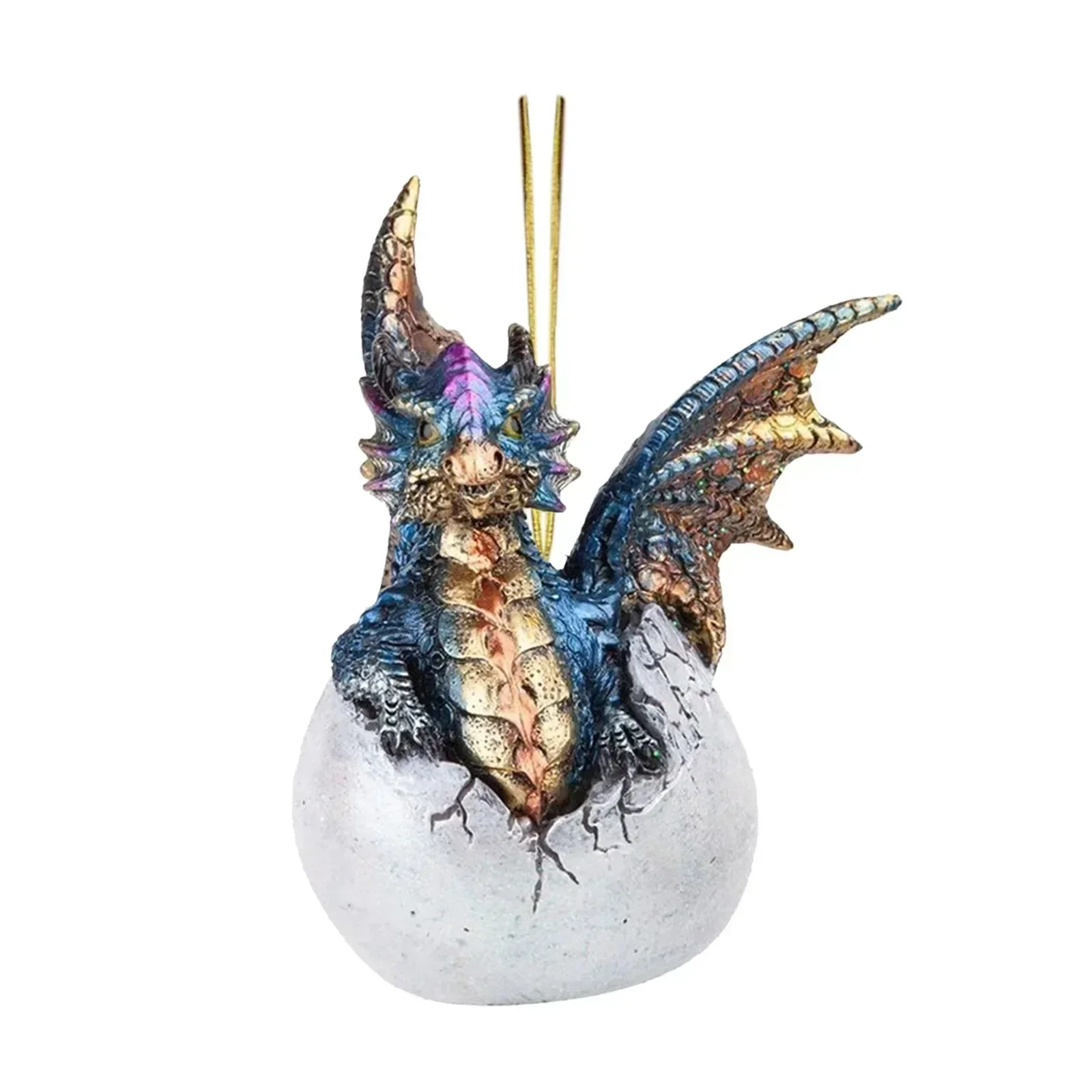Acrylic Decoration Ornament Colourful Dragon Miniature Home Decor Holiday Christmas Decoration Christmas Tree Hanging Ornaments