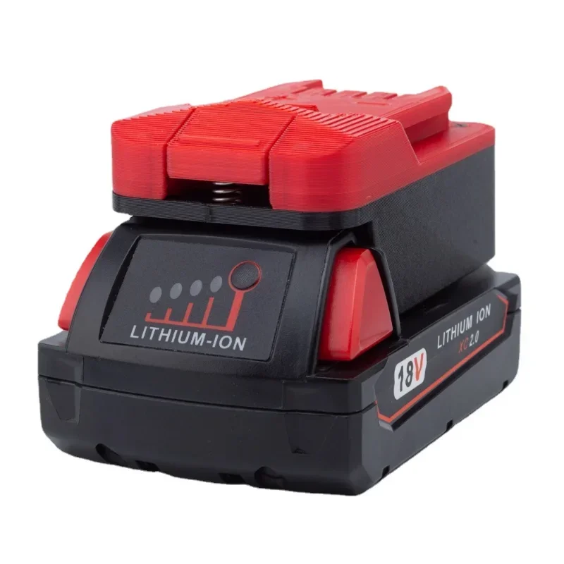 Imagem -03 - Adaptador de Bateria de Lítio Lipo Parkside Conversor de Ferramentas Elétricas Milwaukee 18v 20v Ferramentas e Bateria Não Incluídas