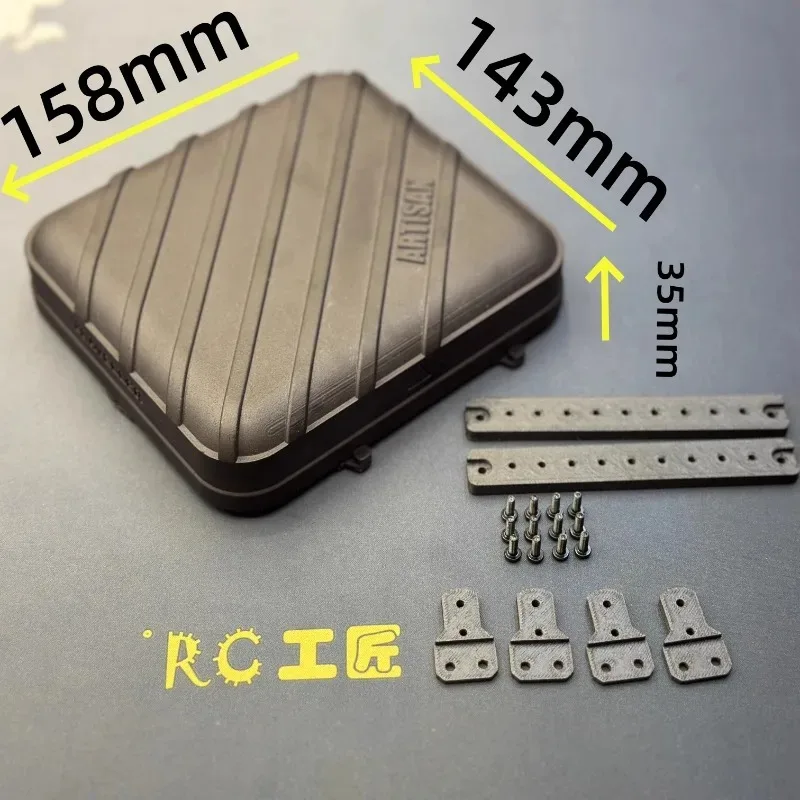 1 セットシミュレーションオープン可能キャンプテント 1/10 RC クローラー車トラクサスディフェンダーアキシャル RC4WD アクセサリー用