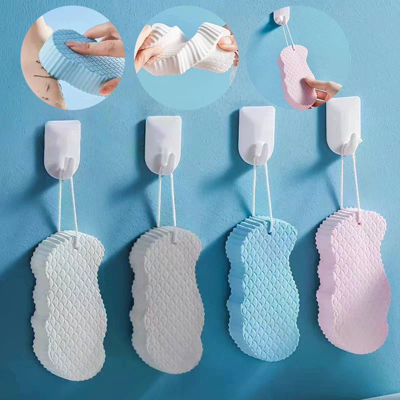 

Soft Exfoliating Shower Sponge Shower Brush Body Skin Remover Exfoliator 3D Magic Sponge Children's Bath Sponge Massager 1PC