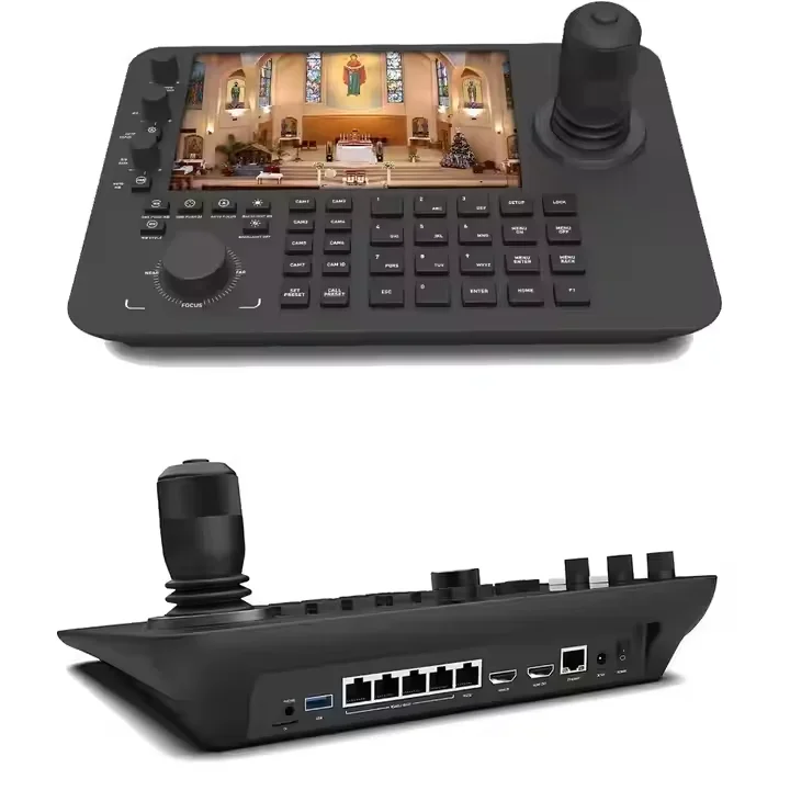 

TLF USD512 V2 NDI HX 4K hd mi Android 11 Touch Screen 7 Inch Large Screen PTZ IP Joystick Controller Keyboard Real-