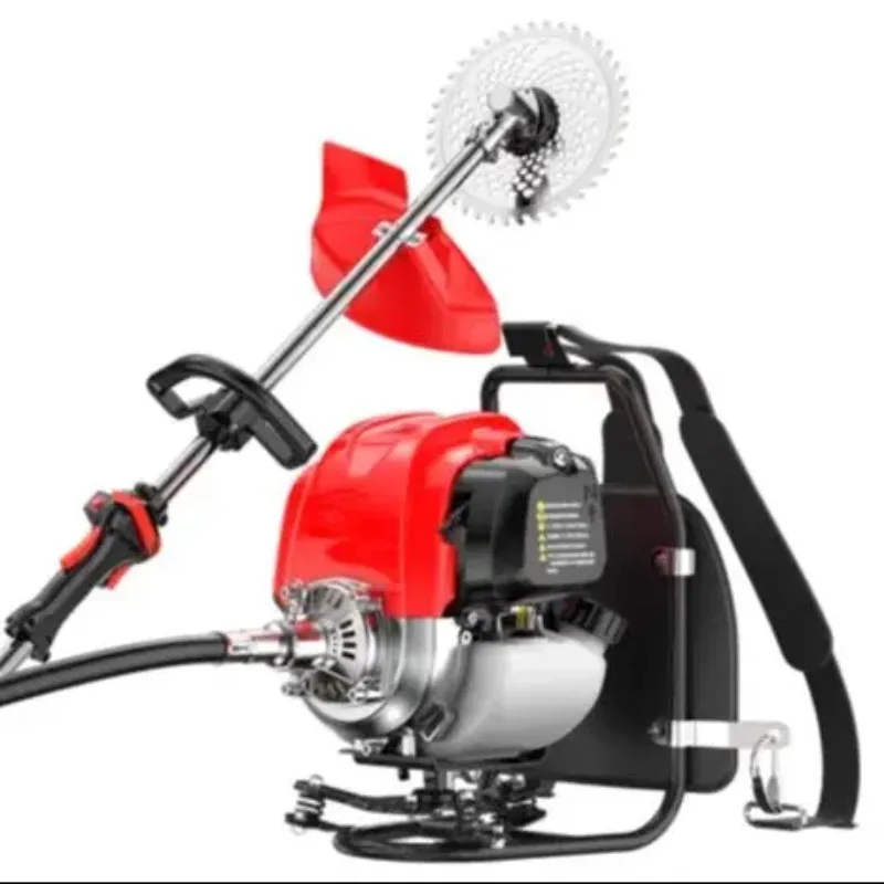 

Electric Start 4-Stroke Mini Cutter - Convenient Easy-to-Use Tool for Garden Lawn & Carpet