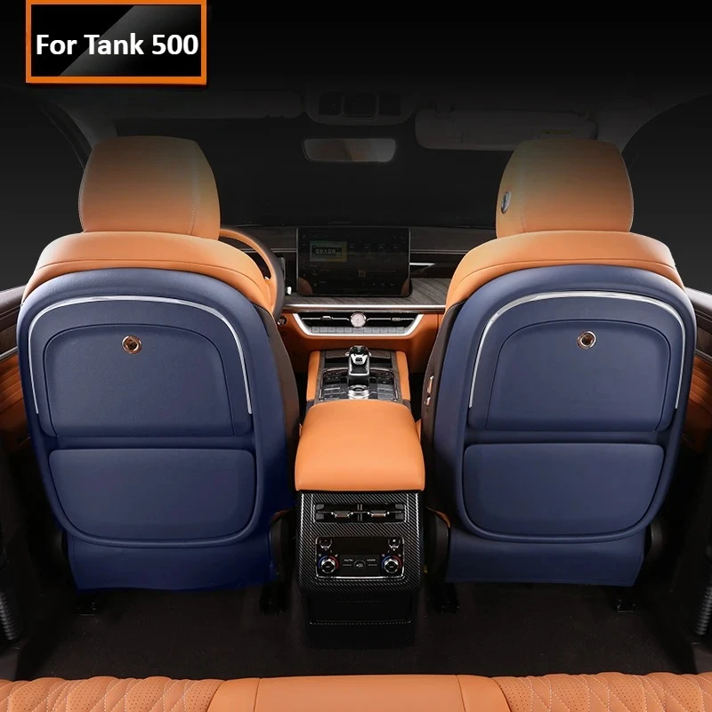 For Tank 500 Hi4-T Car Seat Back Small Table Car Backrest Rear Row Folding Laptop Table Plate with Wireless Charger Function
