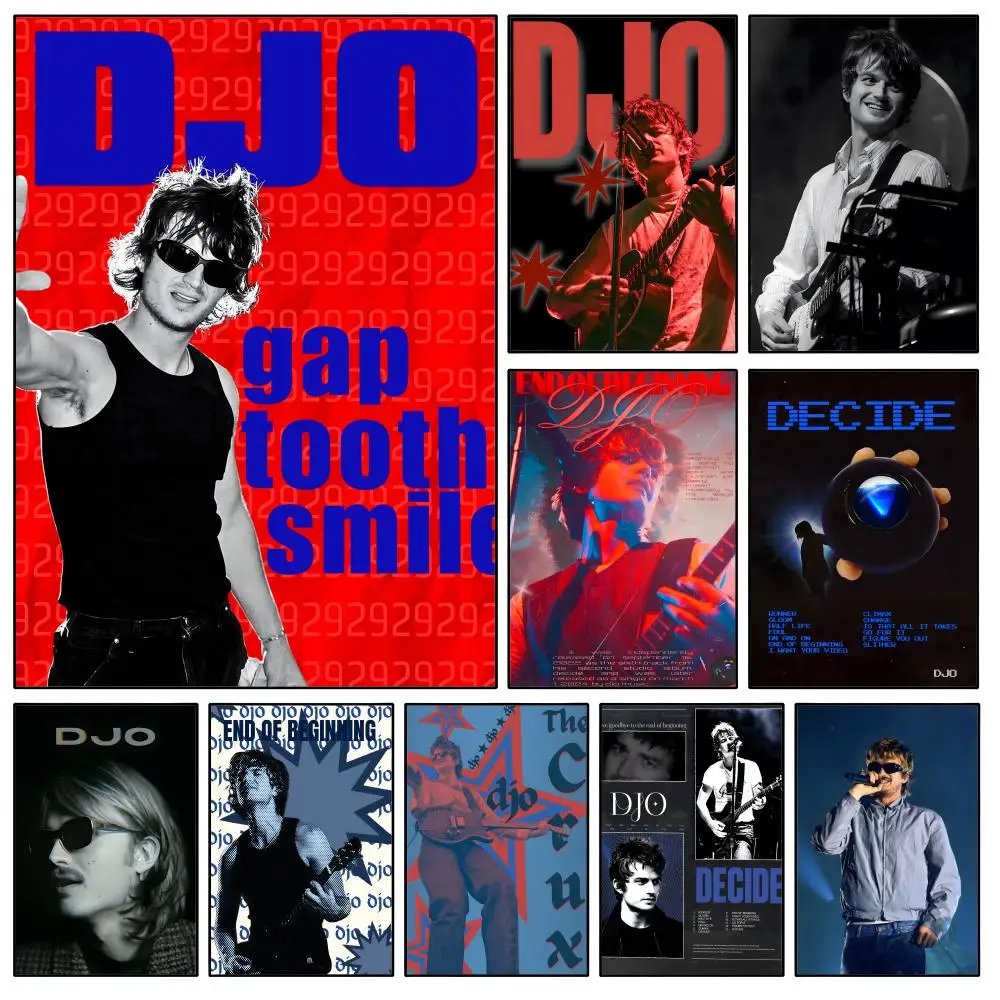 Singer D-Djo Joe Keery End of Beginning Poster Waterproof HD Modern Peel And Stick Wall Decor Bedroom Living Room Dorm Office