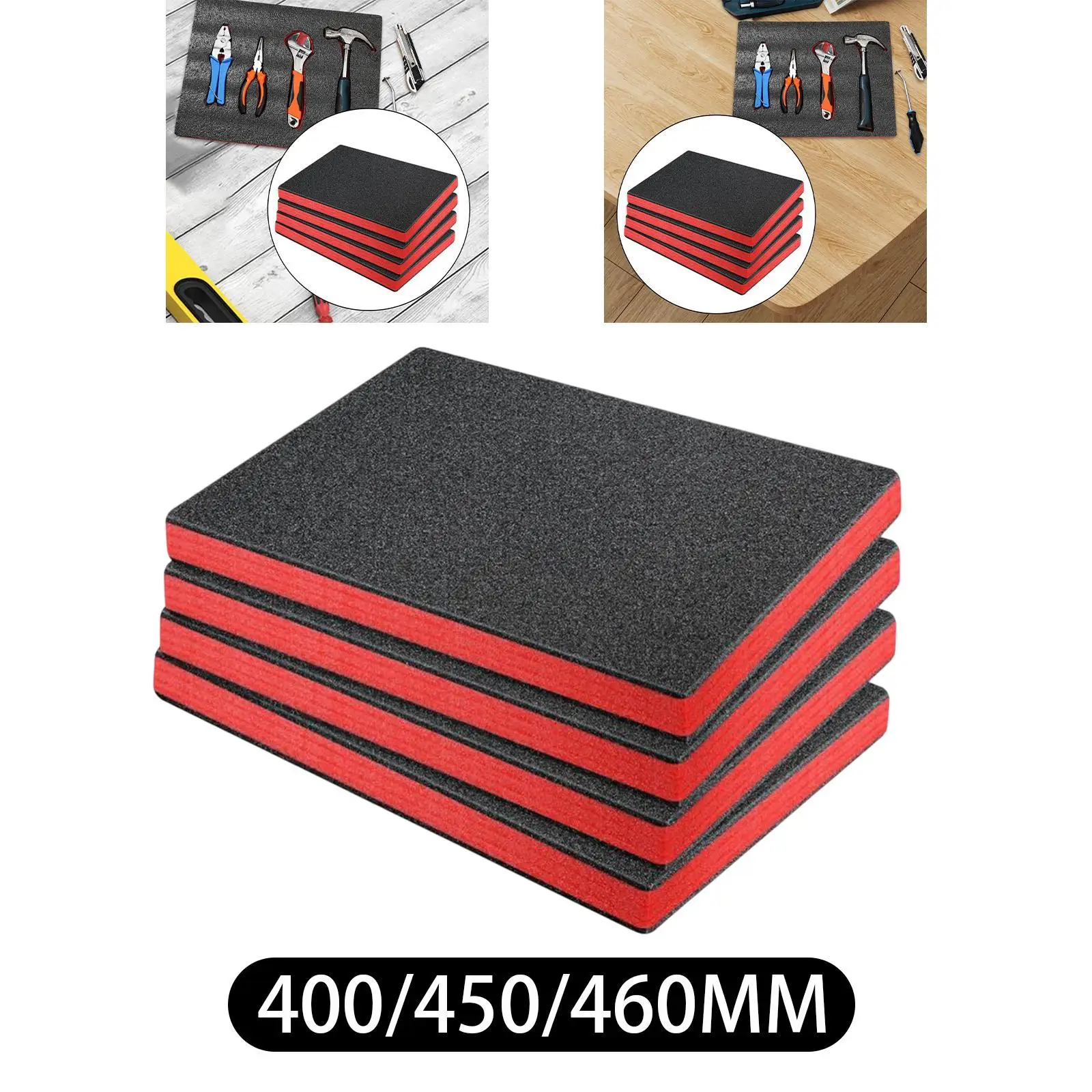 4x Craft Foam Inserts for Cases Liner Cuttable for Transport Storage Packing