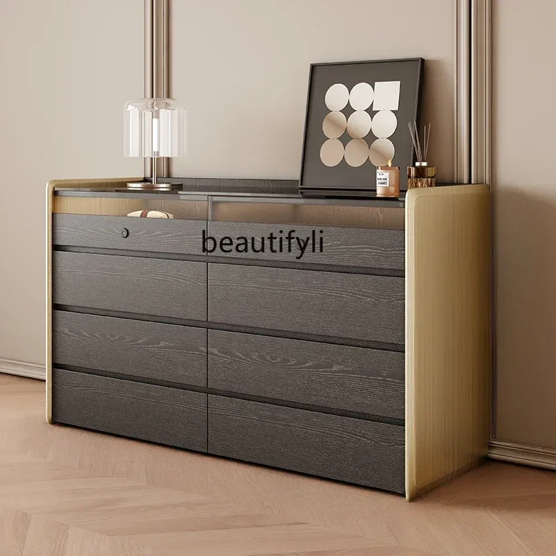 

Jewelry cabinet Italian light luxury chest cloakroom Nakajima, bedroom bedside storage chest