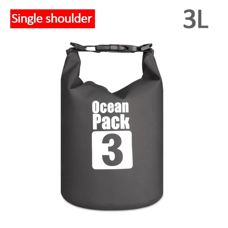 Wasserdichter PVC-Trockensack für Damen und Herren, 2 l/5 l/10 l/15 l/20 l/30 l, Outdoor-Sport-Aufbewahrungstasche für Kajakfahren, Bootfahren, Angeln, Schwimmen