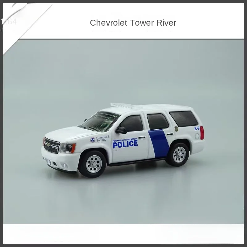 1:64,596 Chevrolet Tower River US Homeland Security Border Administration Police Car Alloy Car Model