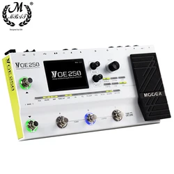 MOOER GE250 Guitar Pedal Multi-Effects 70 AMP Models 180 Effect Types 70s Looper 32 IR Digital AMP Modelling Pedal