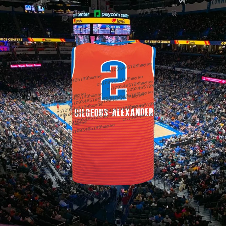 

Summer 2025 Hot SALE Basketball Finals Oklahoma City Jersey Men Sport Vest Basketball Fans Breathable Children Kit Player Jersey