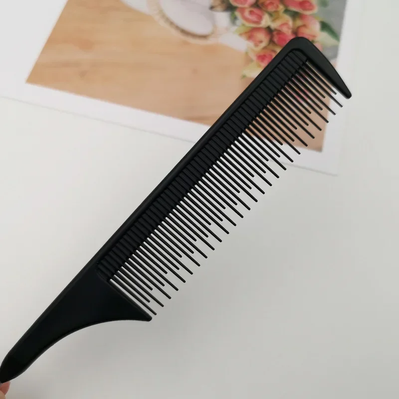 Heallor Professional Fine Teeth Hair Styling Comb Stainless Steel Salon Cut Styling Comb Spiked Hair Care Styling Tool Barber Ac