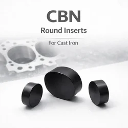 PCD Insert PCBN CBN Milling Head Round Turning Lathe Plate RNGN 0903 1203 for Resurfacing  Cylinder Block Engine
