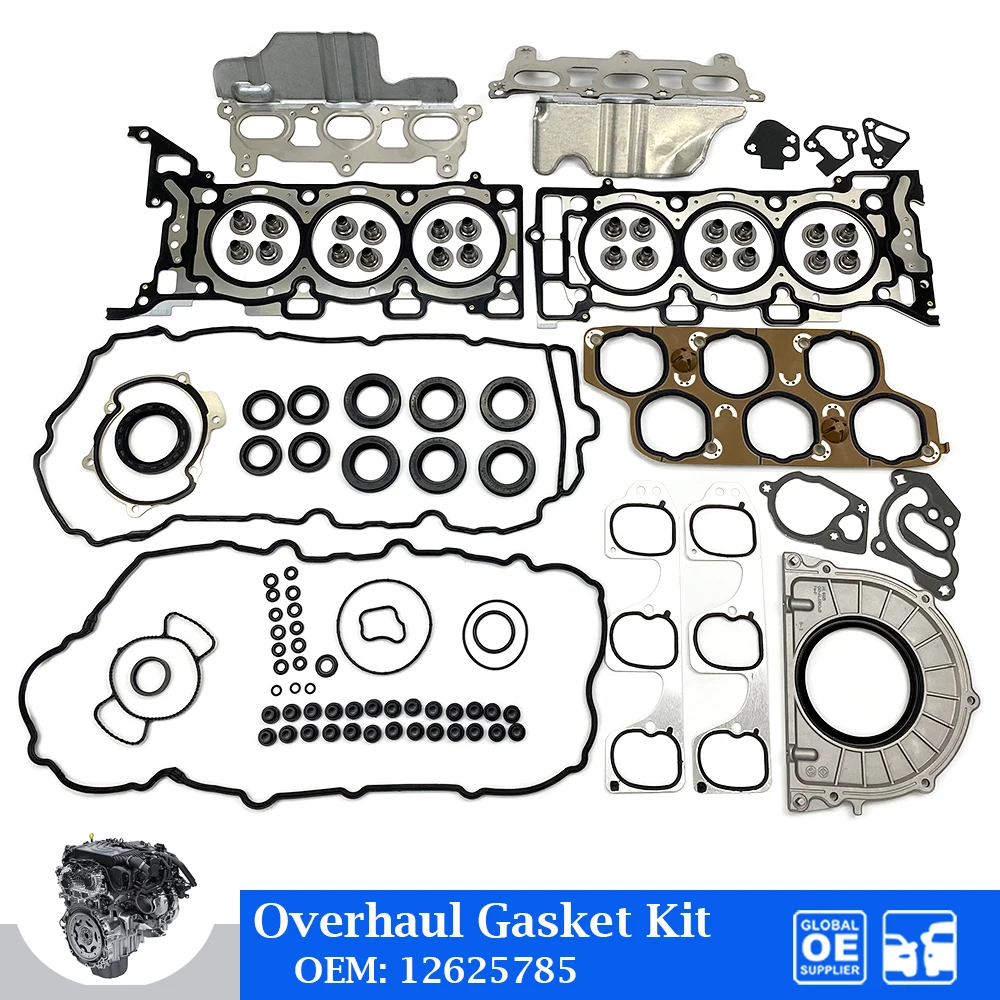 

Engine Overhaul Gasket Kit 12625785 For Buick Royaum 2.8L CTS Park Avenue 2.8 LP1 LY7 Auto Parts Car Accessories Full Repair Set