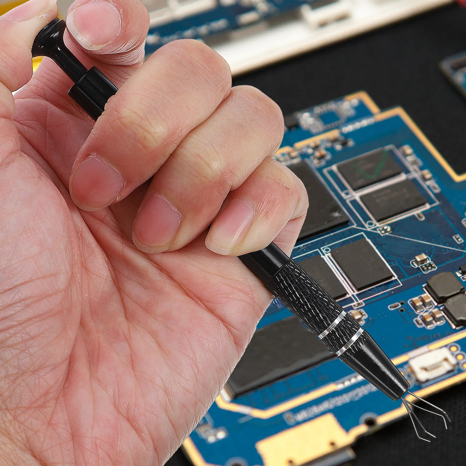 

Screw Pickup Tool Ic Extractor 4-Prong Gripper For Chip Extraction Metal Grabber Claw Pickup Holder Welding Tools