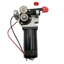 DC 24V Gear Box With Toothed Roller And Motor For MIG Spool Gun Push Pull Feeder Aluminum Steel Welding Torch