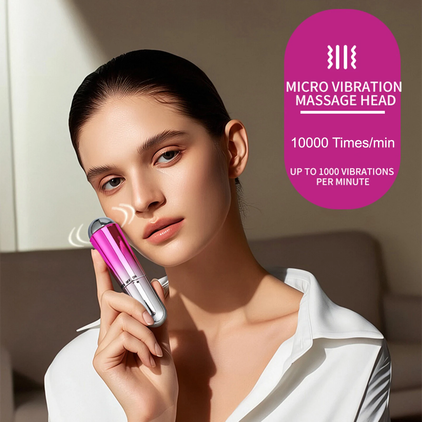 Dispositif de beauté des yeux, Lifting des yeux, baguette, appareil de beauté du visage multifonction pour peau libre, grands Pores, sacs pour les yeux