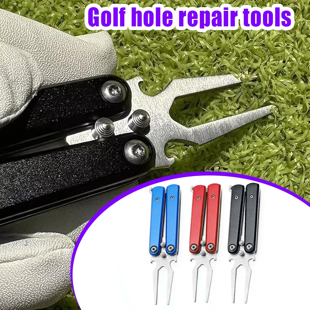

Golf Course Turf Repair Tool Folding Butterfly Type Turf Repair Tool Fork Essential Golf Course Gift Perfect Gift Both Men Women