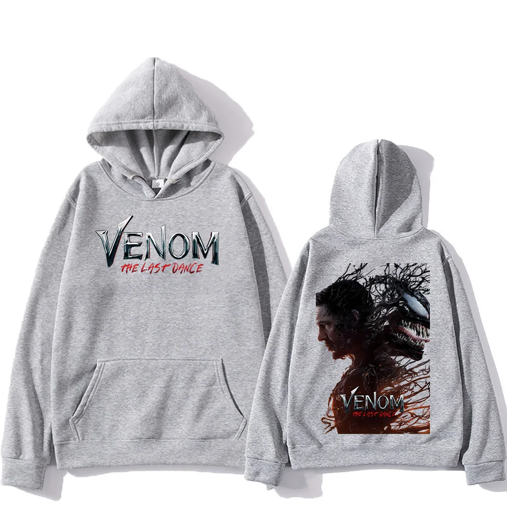 Venom The Last Dance Movie New Hoodies Fashion Men\'s Casual Pullovers for Autumn Winter Unisex Clothing Long Sleeve Sweatshirt