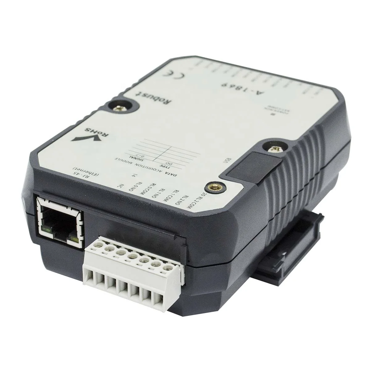 Módulo de E/S de relé de potencia Ethernet industrial con salida 8DO (A-1869)