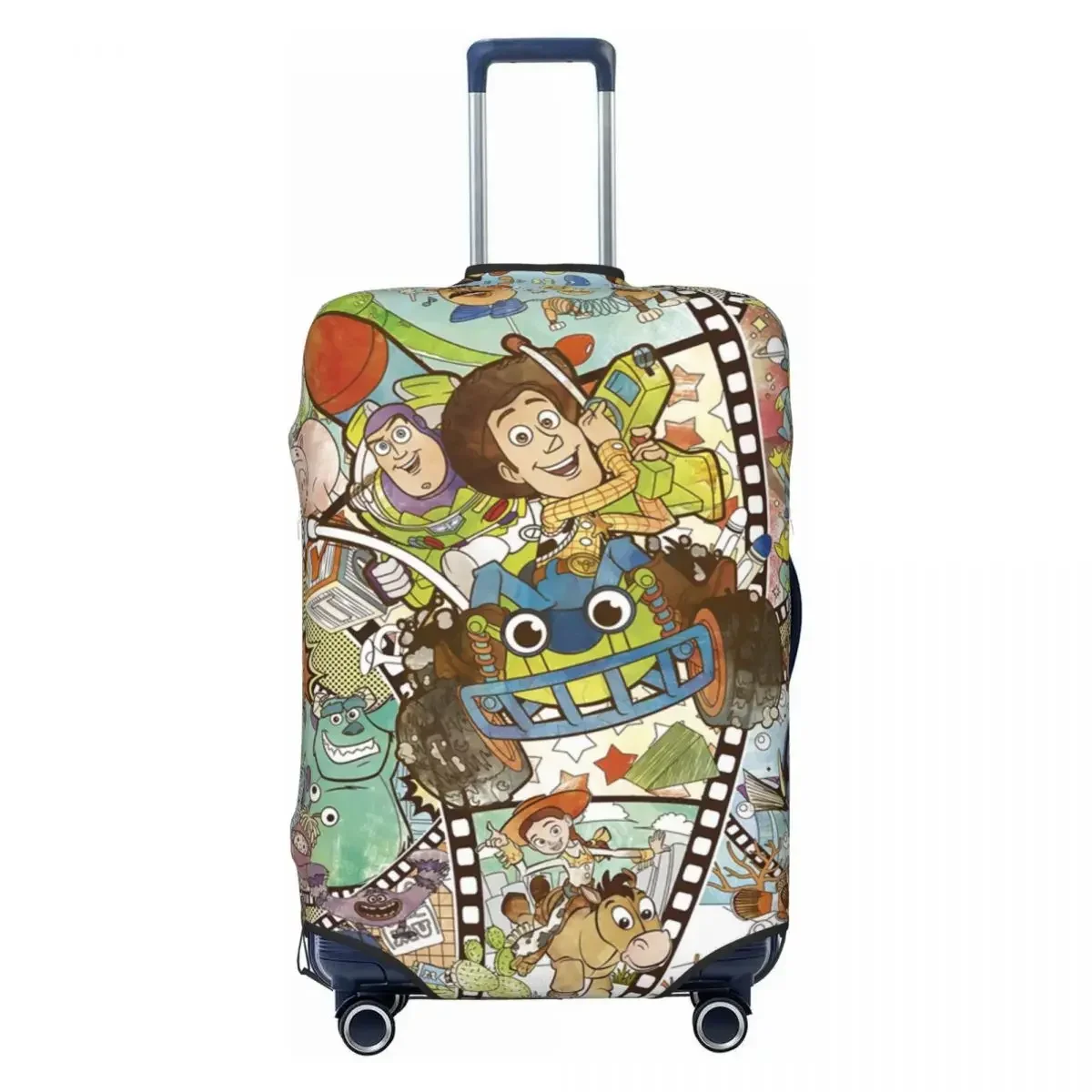 

Custom Collage Luggage Cover Cute Suitcase Protector Covers Suit For 18-32 inch