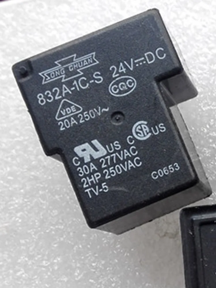 5 PCS 832A-1C-S 24VDC 5Pins 24V Relay