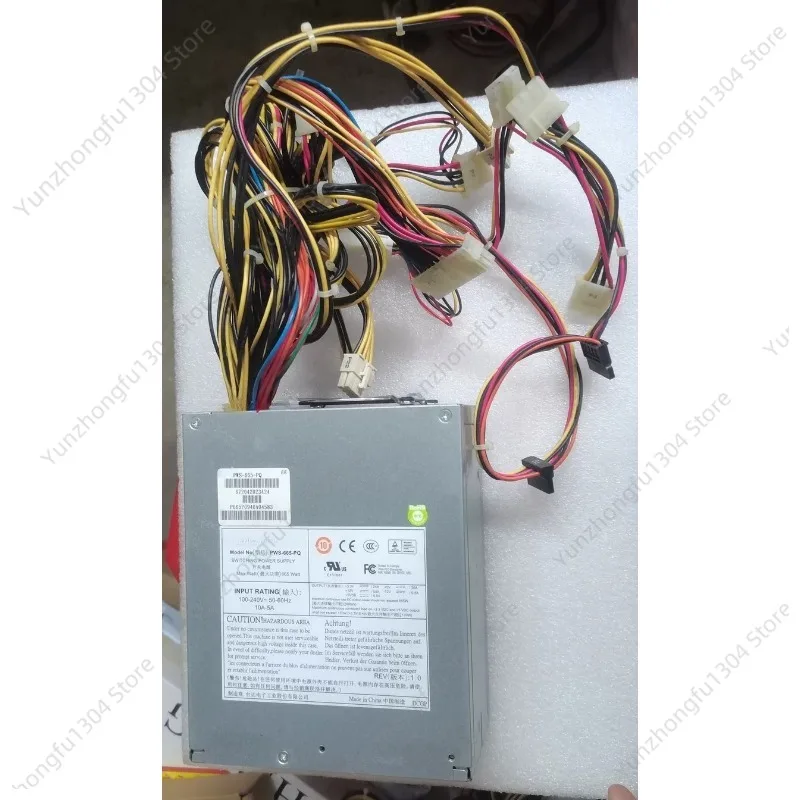 Original, used PWS-665-PQ 665W tower workstation power supply, industrial equipment power supply