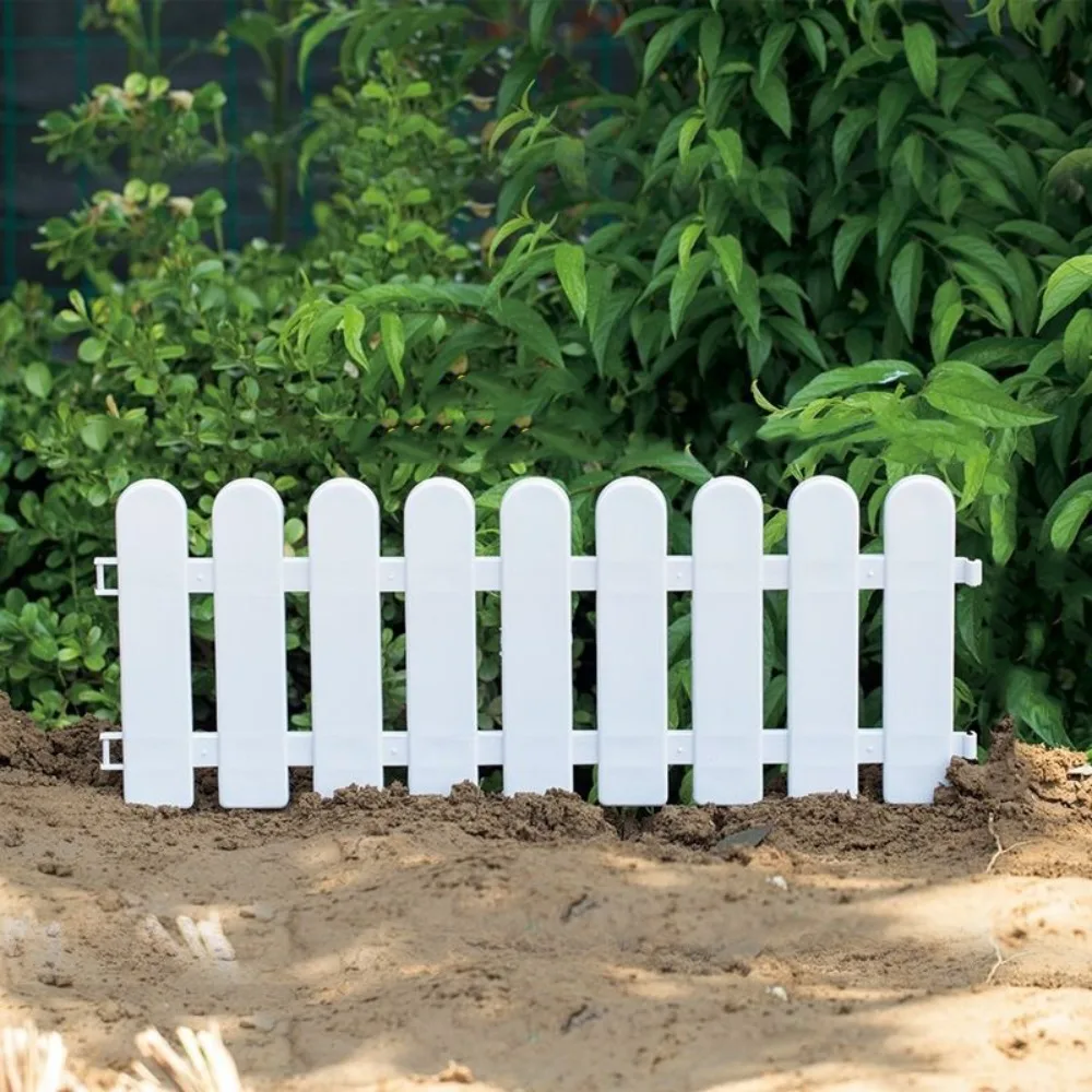 

2pcs Garden Greening Plastic Courtyard Fence Universal Durable Garden Fence Creative Practical Guardrail Safe Guard Grill