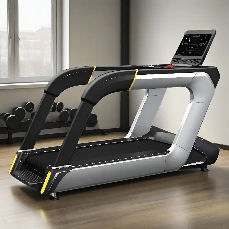 

Commercial DC Motor Treadmill, New Heavy Duty Electric Running Machine for Gym Exercise Equipment & Fitness Training