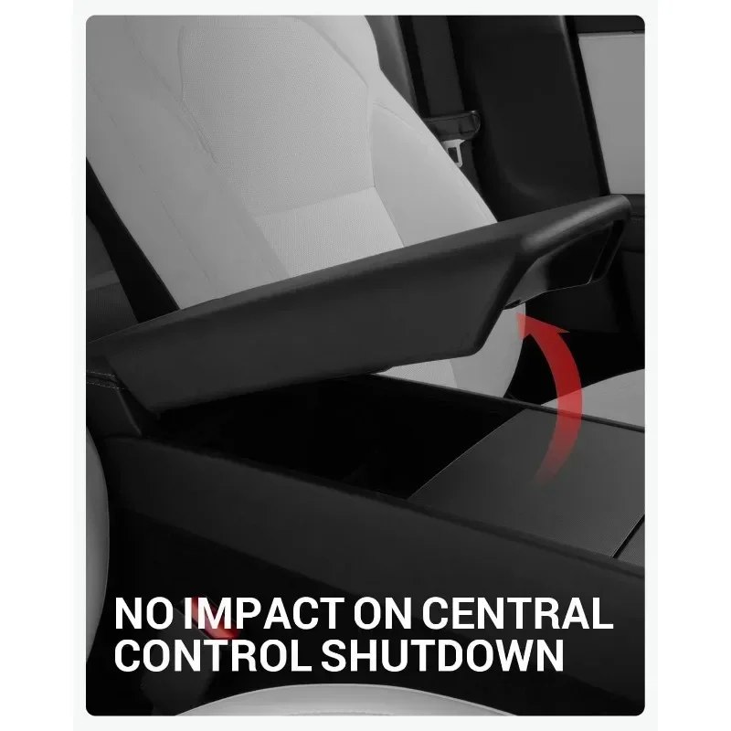 Für Tesla Modell 3/y 2014-2018 Modell 3 Highland 2019 tpe Softcase Auto Mittel konsole Armlehnen deckel Auto Zentral armlehne Box Pad – Detail 5