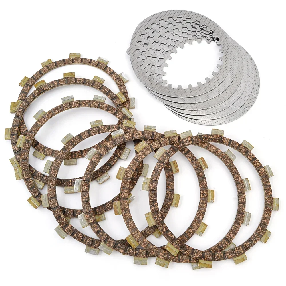 

For Yamaha RZ250R RZ350 TY250 D E / DT250 DT400 1975-1976 Clutch Friction Plates 498-16325-00 5Y1-16331-01