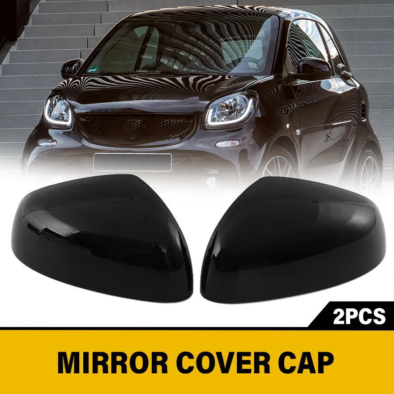 

Car Rearview Mirror Cover Cap for Mercedes Benz Smart 453 Fortwo Forfour 2016-2024 Door Side Mirror Decorative Cover Accessories