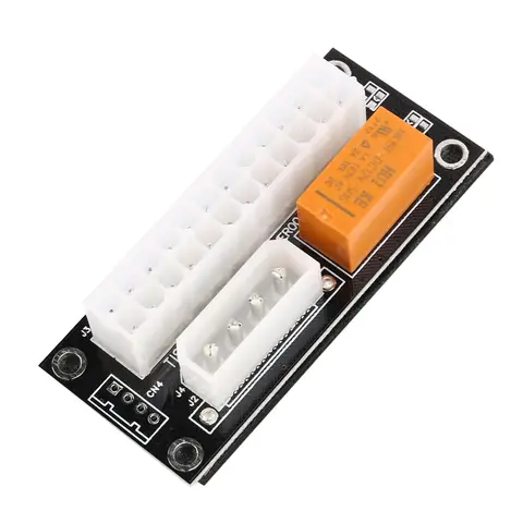 AP-Dual PSU Power Supply Sync Adapter Add2psu ATX Synchronous Connector Riser Cable Miner Mining