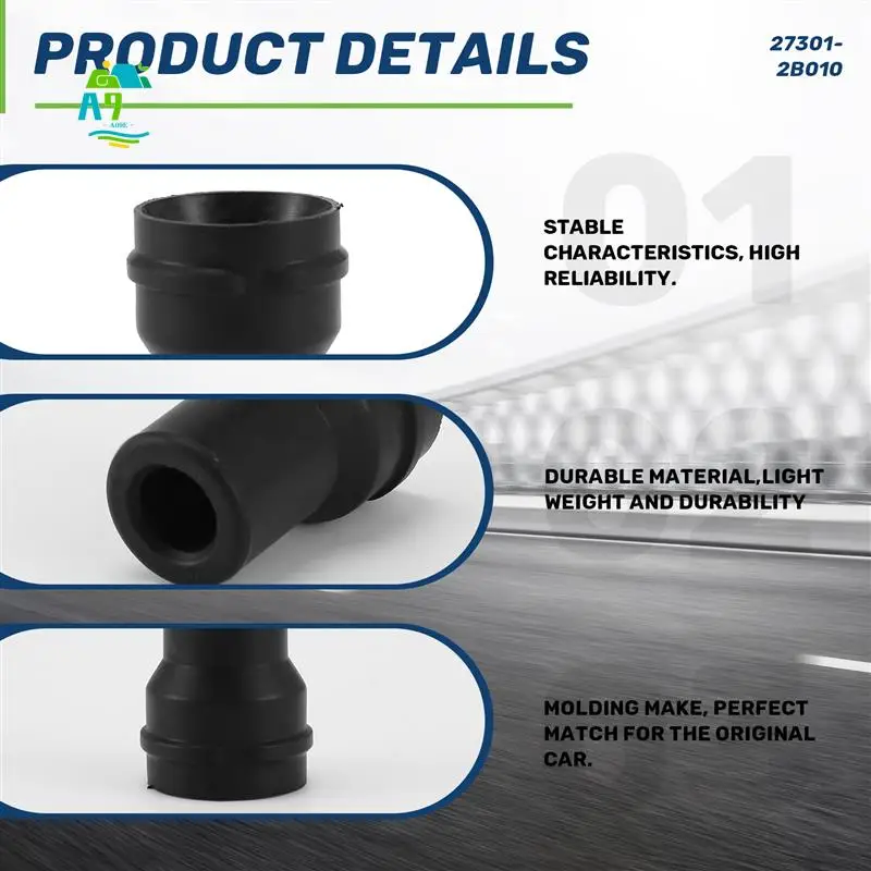 

A09E-27301-2B010 4Pcs/Set Spark Plug Cap Connector Ignition Coil Rubber For Kia Soul For Hyundai Accent Avante Kia Rio