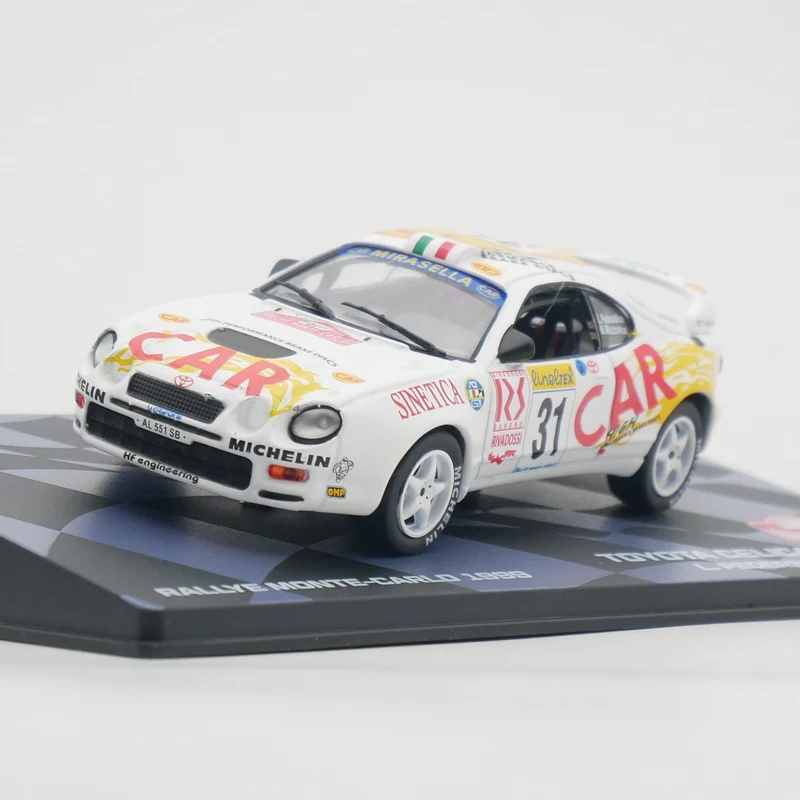 

IXO 1:43 Scale Diecast Alloy Toyota Celica GT-FOUR WRC 1999 Toy Car Model Classics Nostalgia Adult Gifts Souvenir Static Display