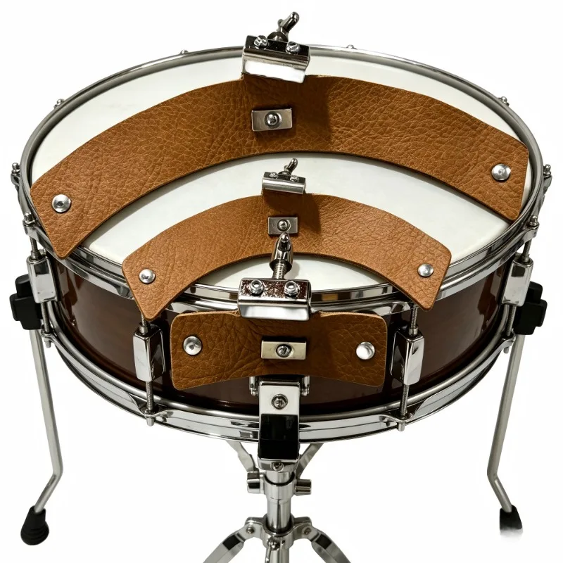 Drum Kit Overtone Sticker Leather Snare Drum Dampening Pad Mute Soft Jazz Drums Accessories Percussion Instrument Playing Parts