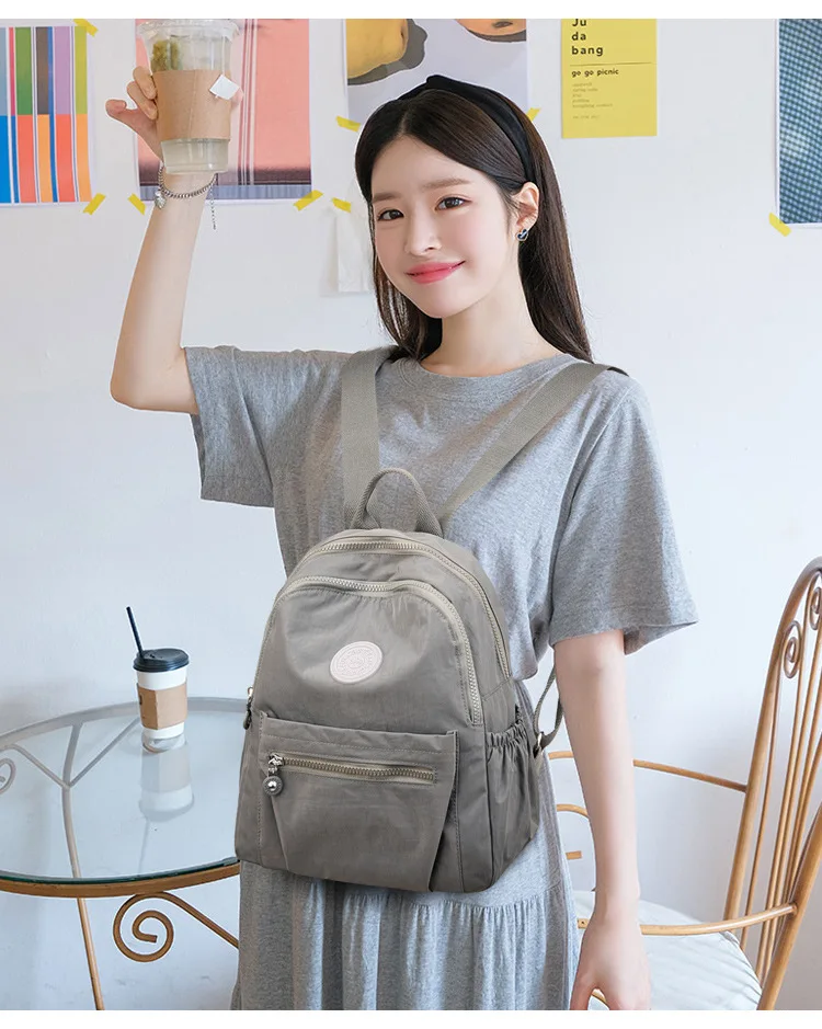 women Shoulder bag  fashionable and lightweight travel bag large capacity simple and versatile backpack