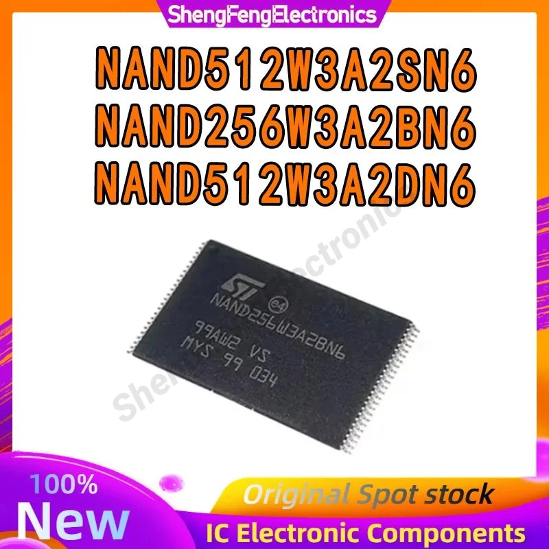 

NAND256W3A2BN6 NAND512W3A2SN6 NAND512W3A2DN6 TSOP48 FLASH 32MB IC Chip в наличии