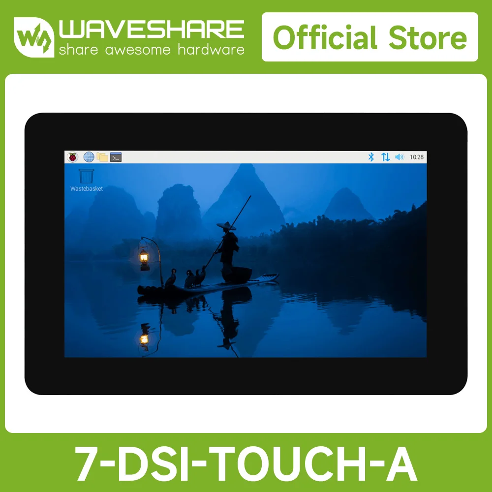 Waveshare 7-inch DSI Capacitive Touch Screen with 720x1280 IPS Panel, 10 Point Touch, Display for  for Raspberry Pi 5/4B/3B/3B+