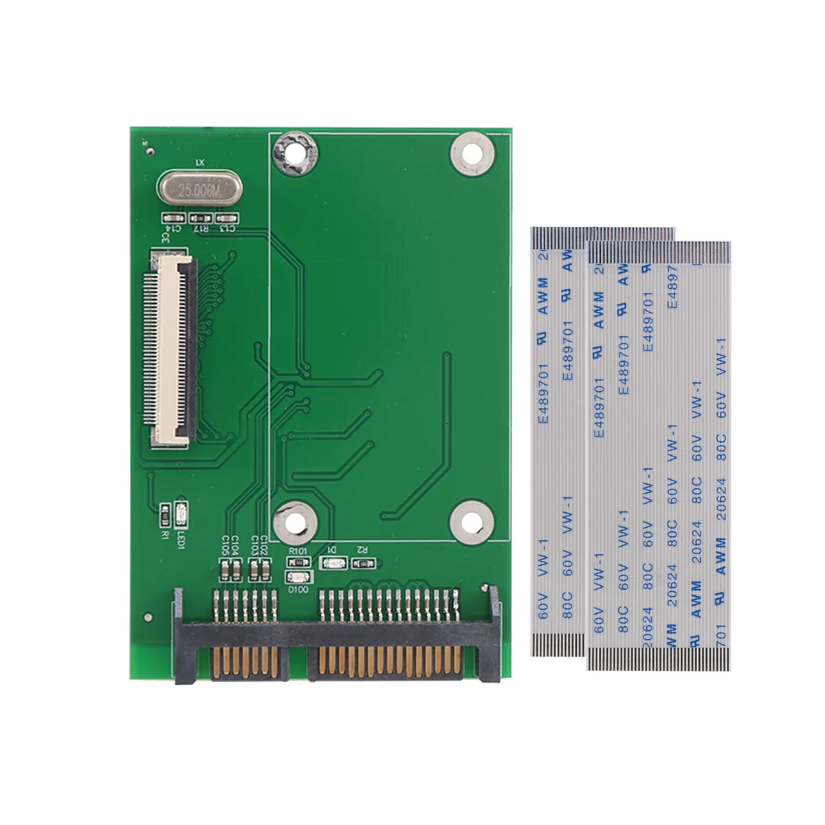 1.8 Inch 40Pin ZIF/CE SSD HDD Hard Disk Drive to 7+15 22 Pin SATA Adapter Converter Board