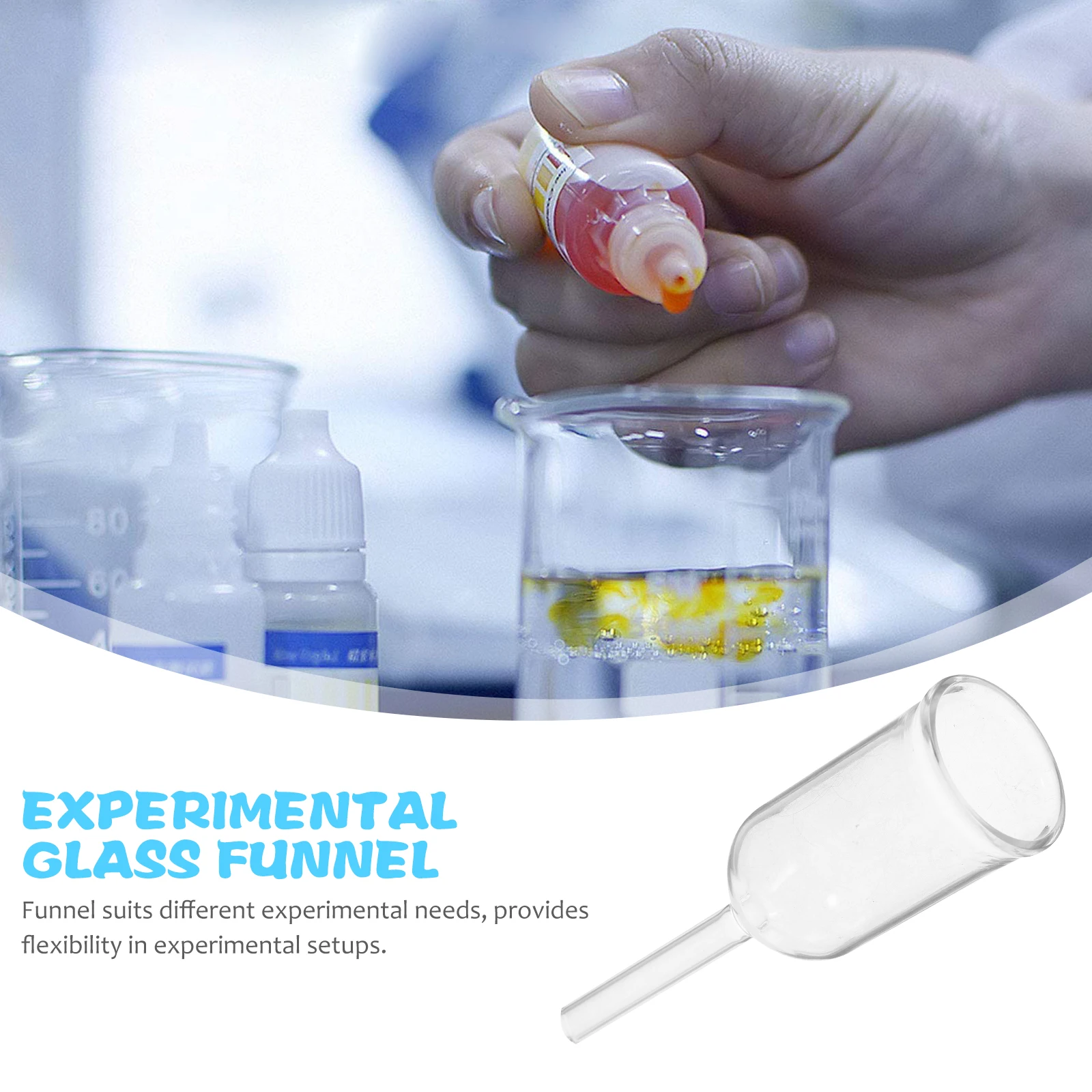 

Jam Funnel Round Bottom Glass Laboratory Glassware Equipment for Filling Bottles