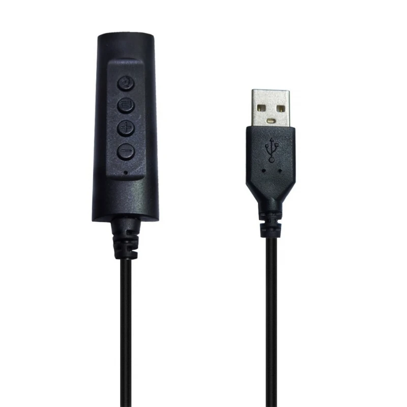 QX2B Lekka karta dźwiękowa USB Zewnętrzna karta dźwiękowa USB na 3,5 mm Adaptery USB Konwertery do nagrywania komputerowego,